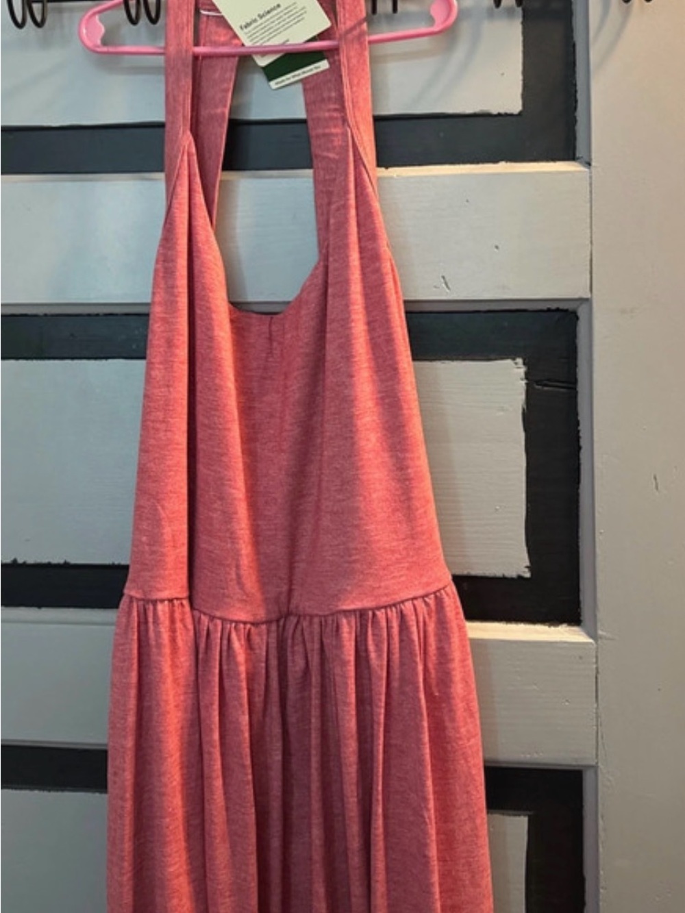 HALARA Heather Coral Pink Racerback Jumpsuit